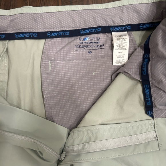 Vineyard Vines Pale Blue/Green Shorts - Picture 5 of 6